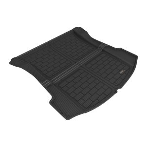 Tesla Model 3 Cargo Liner - Rear - 3D MAXpider - Kagu - Black - `21-`23 Tesla Model 3 Cargo Liner - Rear - 3D MAXpider - Kagu - Black - `21-`23
